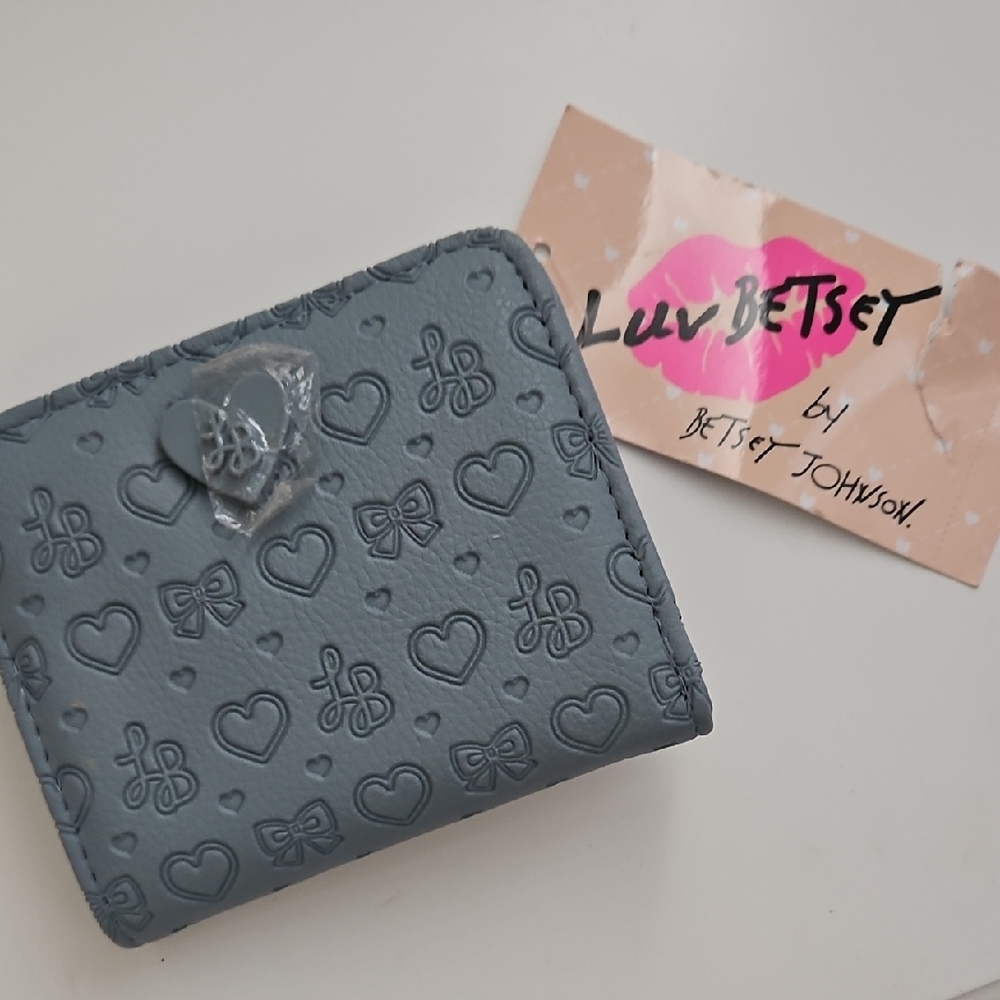 Luv Betsey Snap Closure 'Denim' Wallet Betsey Johnson